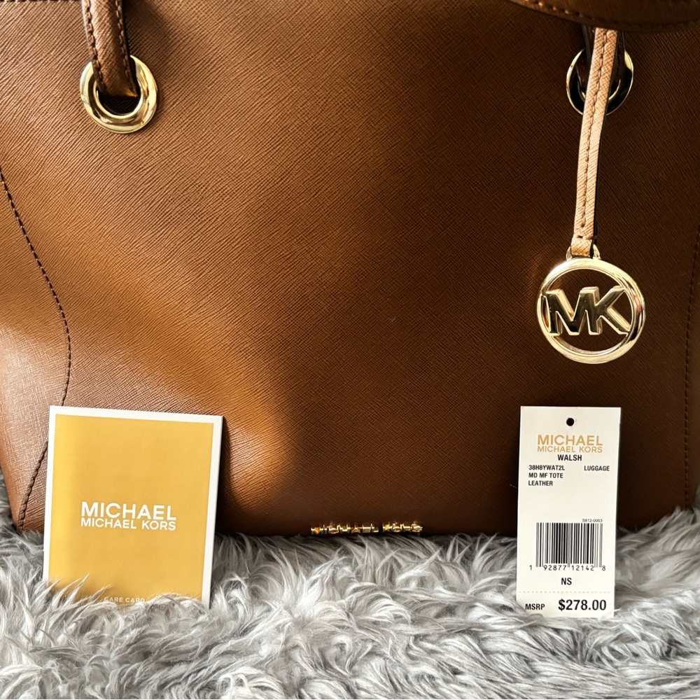 Michael Kors Tan Leather Tote